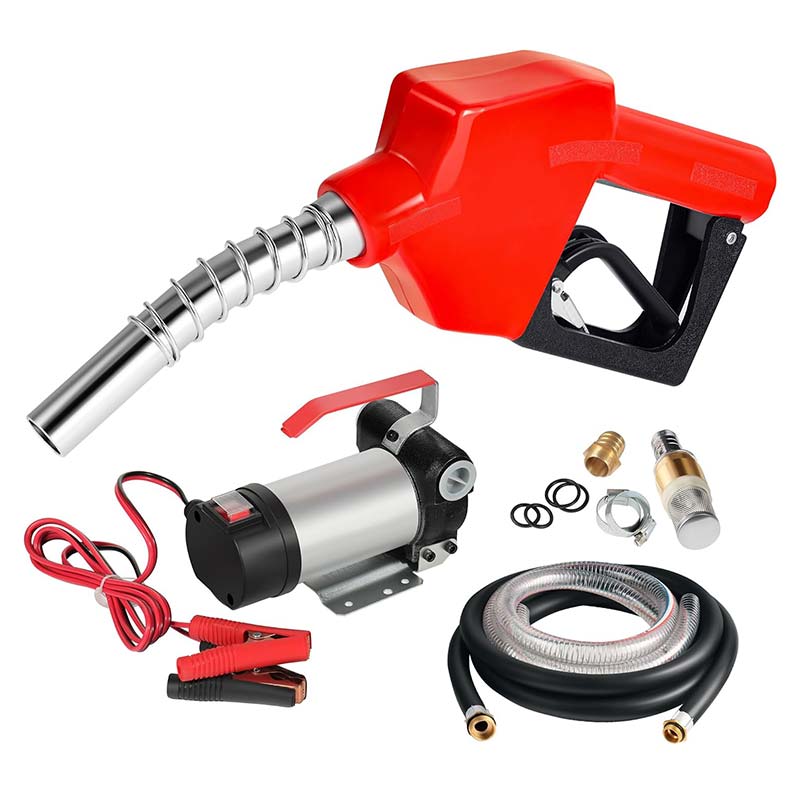 Kit de pompe de transfert de carburant Diesel Portable 12V avec buse automatique