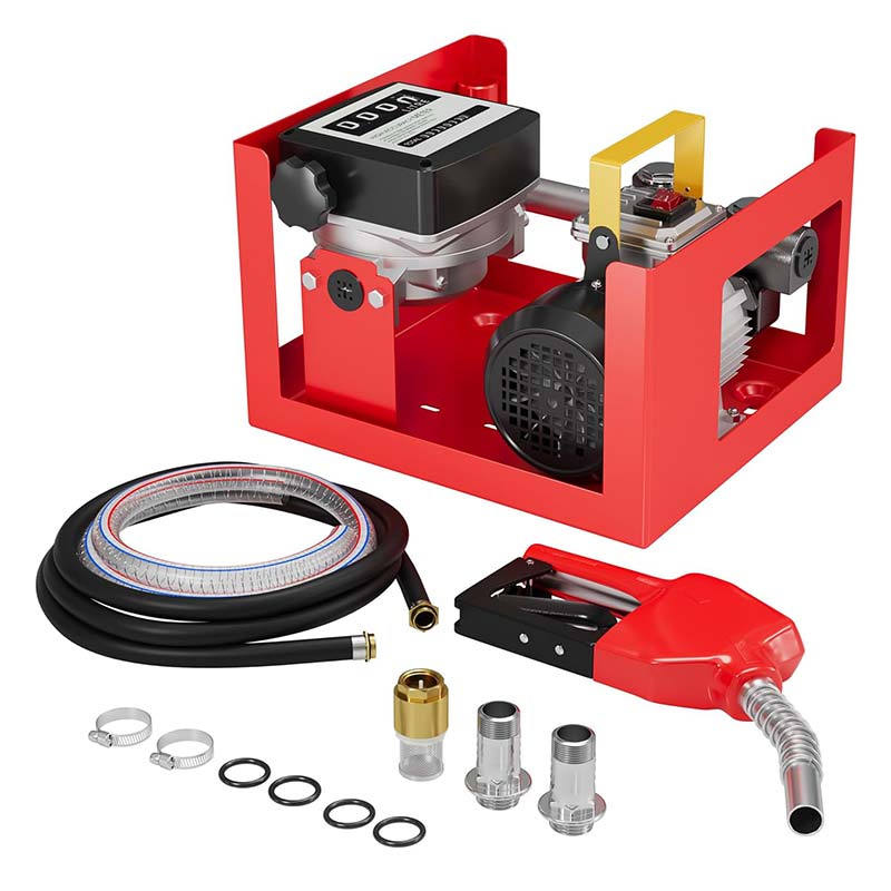 Electric diesel Fuel Transfer Pumps with Counter and Automatic Nozzle